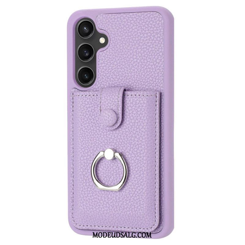 Cover Samsung Galaxy A16 5g Telefon Etui Kortholder Og Ringholder Style