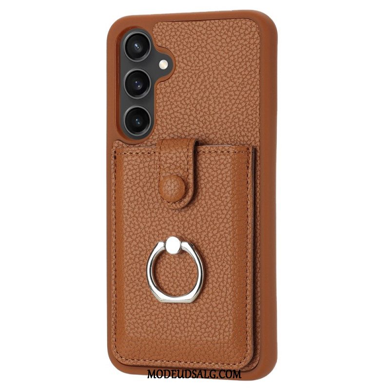 Cover Samsung Galaxy A16 5g Telefon Etui Kortholder Og Ringholder Style