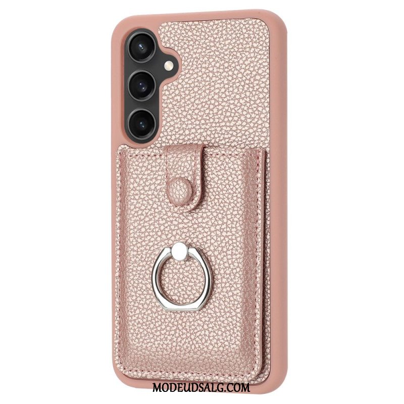 Cover Samsung Galaxy A16 5g Telefon Etui Kortholder Og Ringholder Style