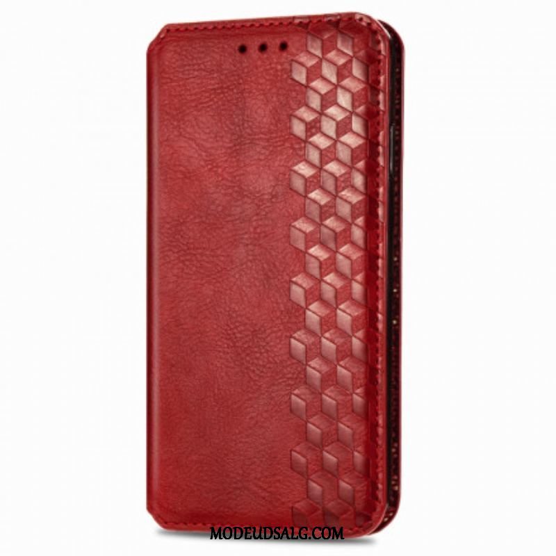 Cover Samsung Galaxy A42 5G Flip Cover Diamanttekstur I Lædereffekt