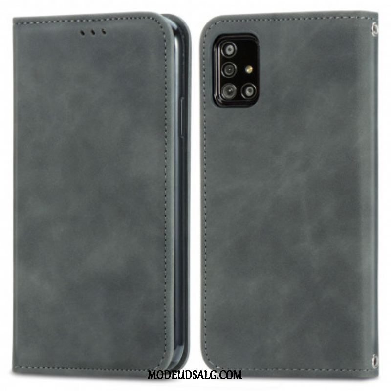 Cover Samsung Galaxy A51 5G Flip Cover Vintage Kunstlæder