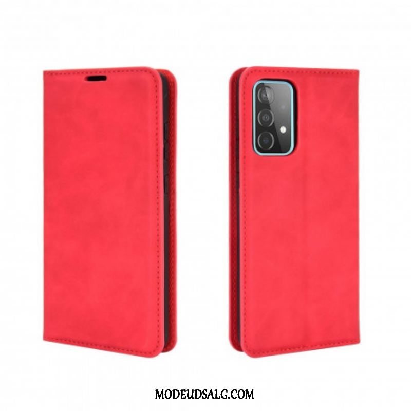 Cover Samsung Galaxy A52 4G / A52 5G / A52s 5G Flip Cover Blødt Lædereffekt