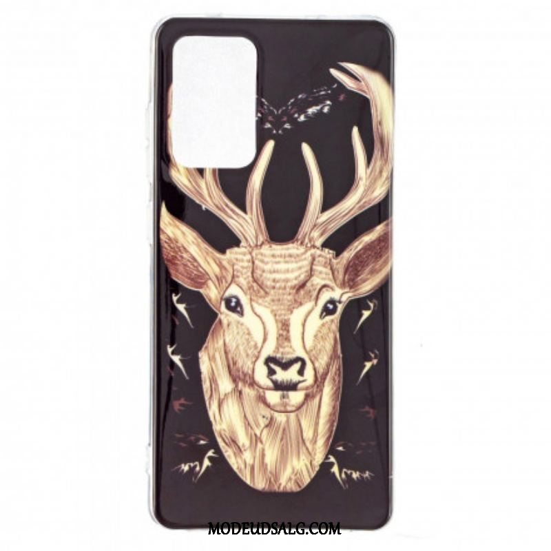 Cover Samsung Galaxy A52 4G / A52 5G / A52s 5G Fluorescerende Majestic Deer