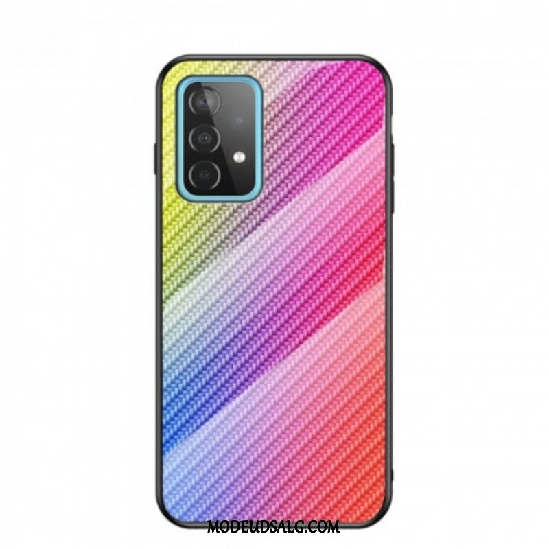 Cover Samsung Galaxy A52 4G / A52 5G / A52s 5G Kulfiber Hærdet Glas