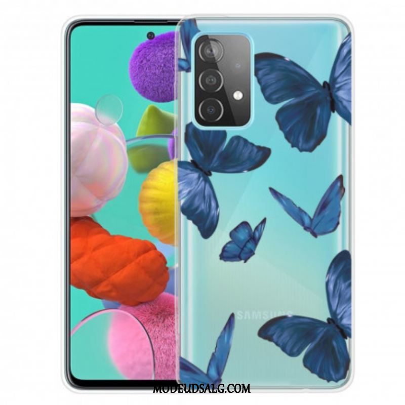 Cover Samsung Galaxy A52 4G / A52 5G / A52s 5G Vilde Sommerfugle