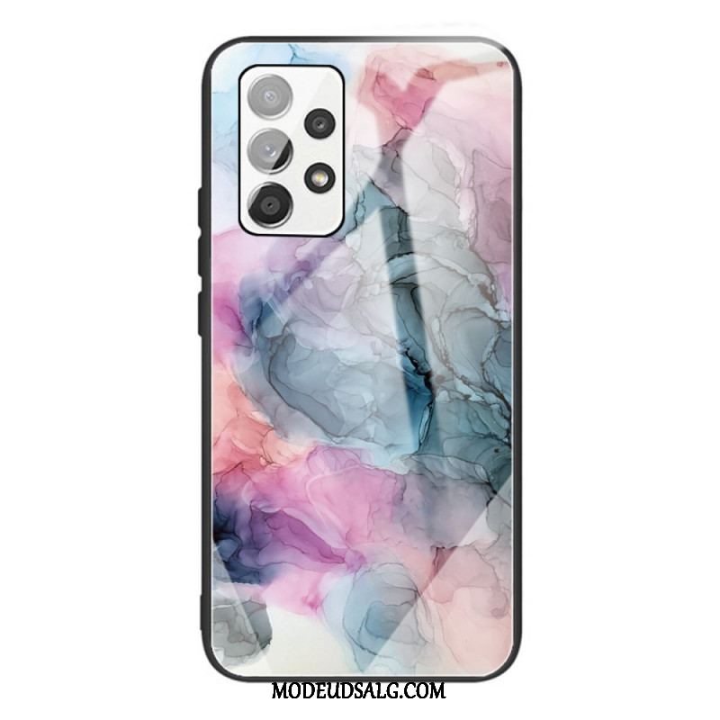 Cover Samsung Galaxy A53 5G Marmor Hærdet Glas