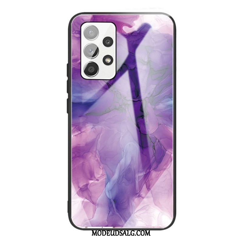 Cover Samsung Galaxy A53 5G Marmor Hærdet Glas