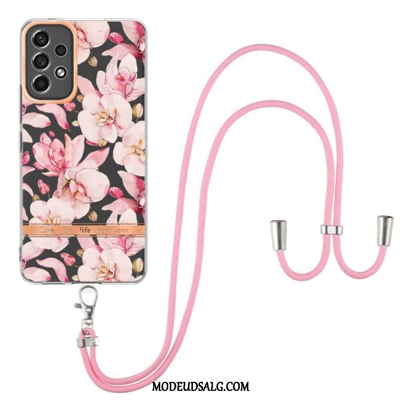 Cover Samsung Galaxy A53 5G Med Snor Blomstersnor