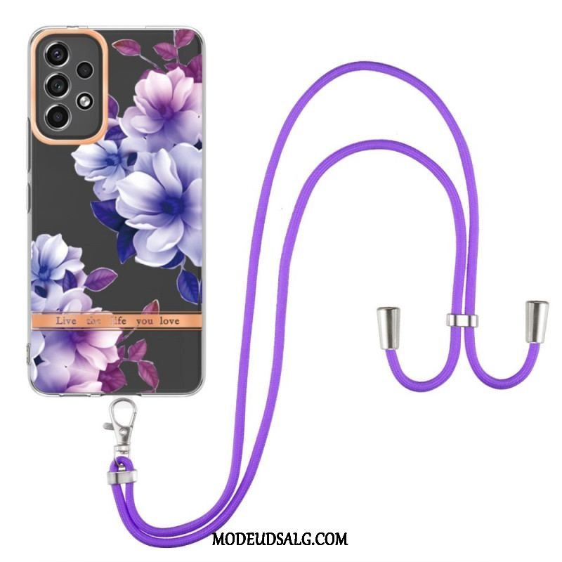 Cover Samsung Galaxy A53 5G Med Snor Blomstersnor