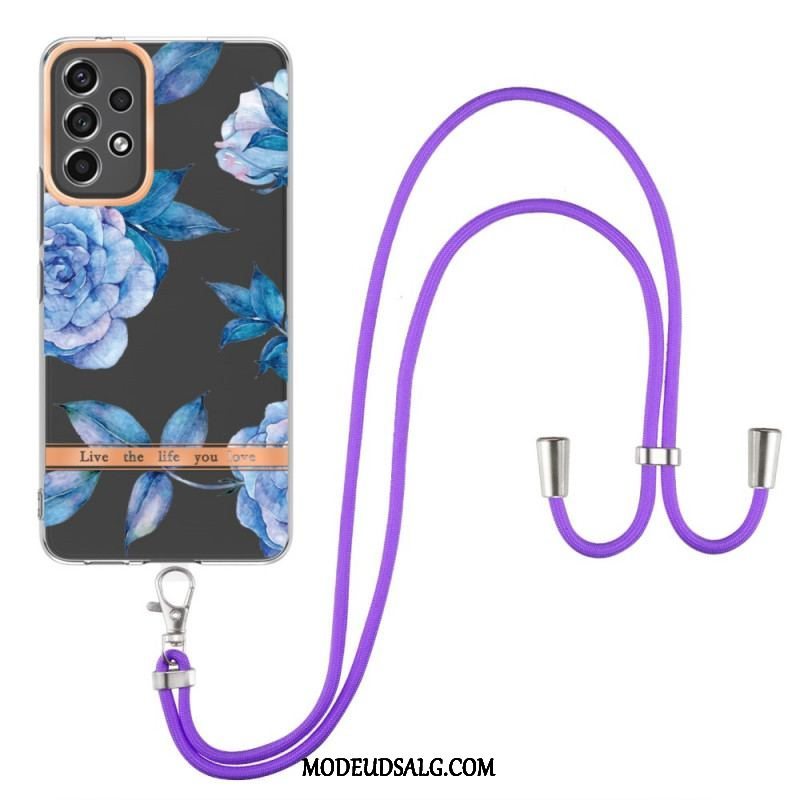 Cover Samsung Galaxy A53 5G Med Snor Blomstersnor