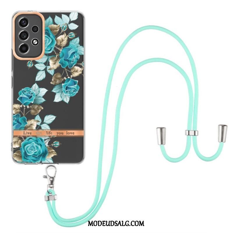 Cover Samsung Galaxy A53 5G Med Snor Blomstersnor