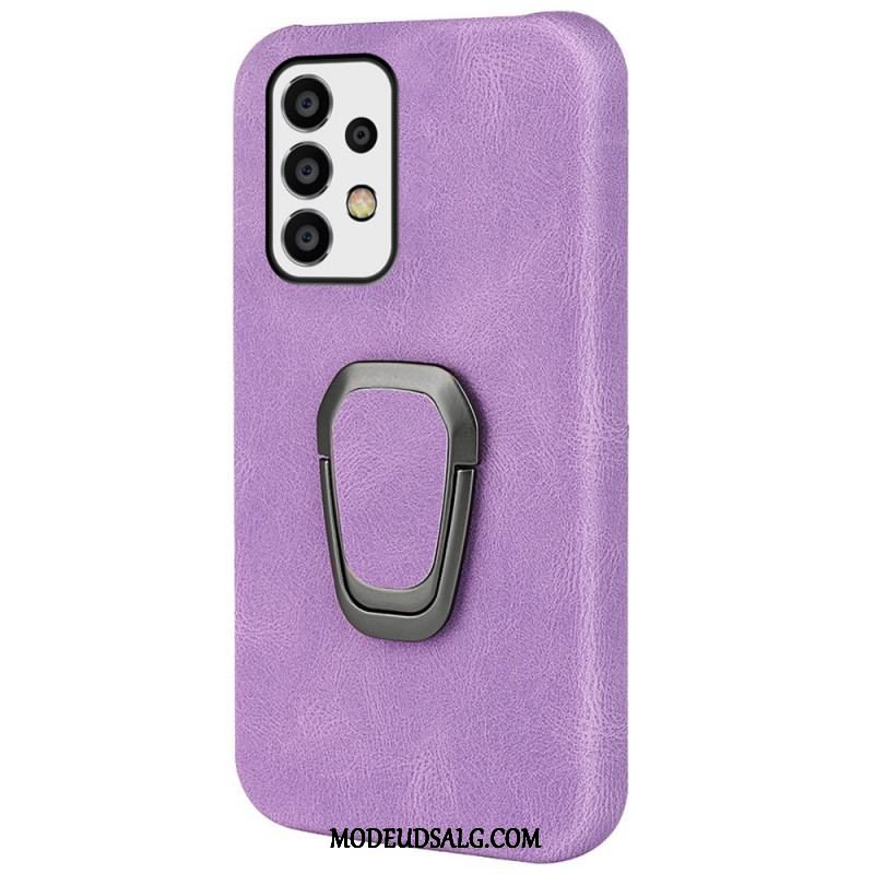 Cover Samsung Galaxy A53 5G Ring-holder I Lædereffekt