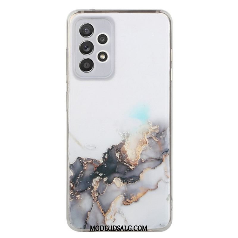 Cover Samsung Galaxy A53 5G Silikone Marmor Effekt