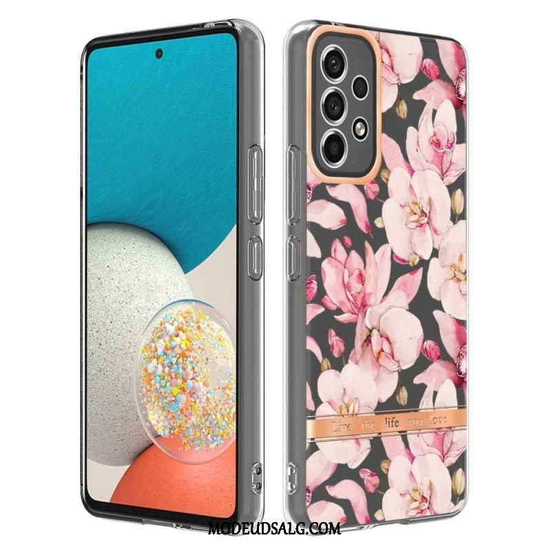 Cover Samsung Galaxy A53 5G Sømløs Blomster