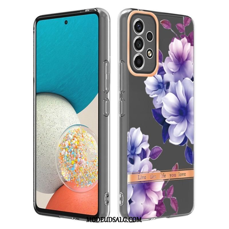 Cover Samsung Galaxy A53 5G Sømløs Blomster