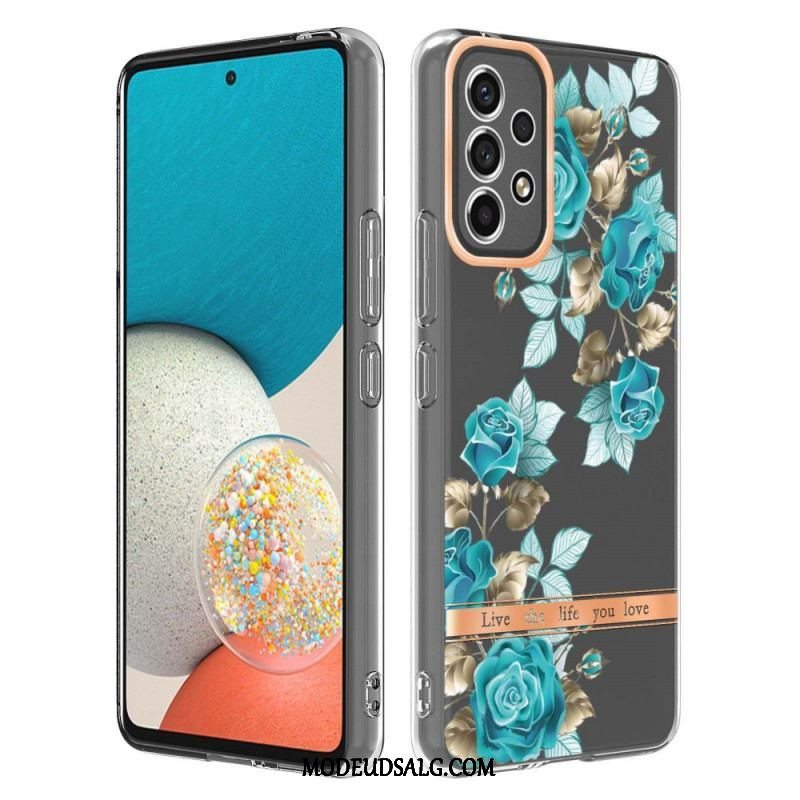 Cover Samsung Galaxy A53 5G Sømløs Blomster