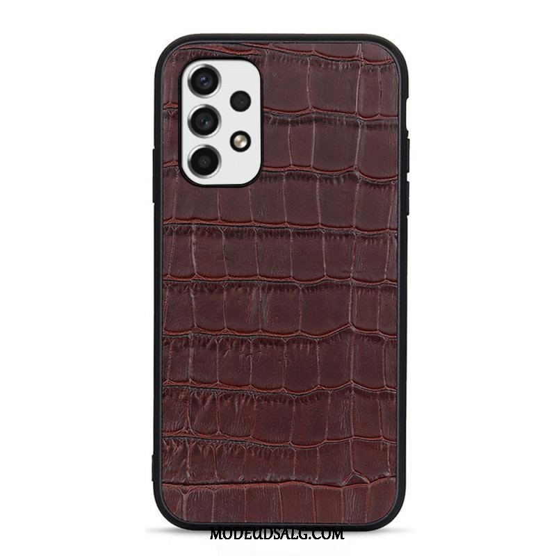 Cover Samsung Galaxy A53 5G Ægte Crocodile Texture Læder