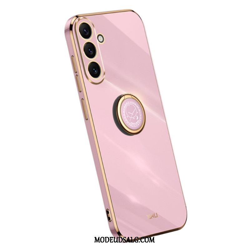 Cover Samsung Galaxy A54 5G Gyldne Kanter Med Ringstøtte