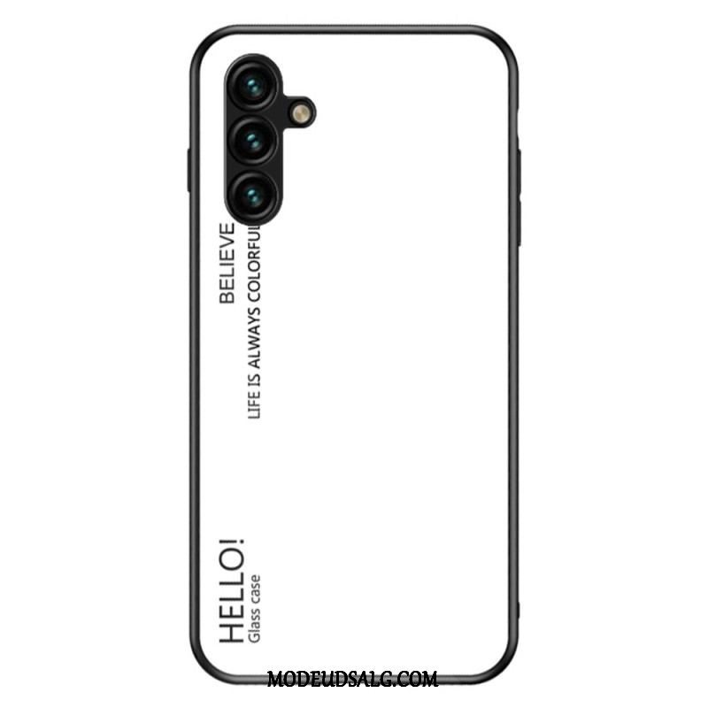 Cover Samsung Galaxy A54 5G Hærdet Glas Hej