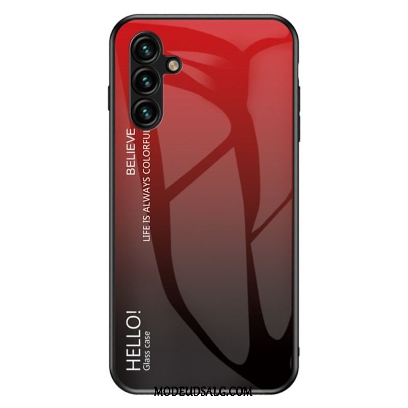 Cover Samsung Galaxy A54 5G Hærdet Glas Hej