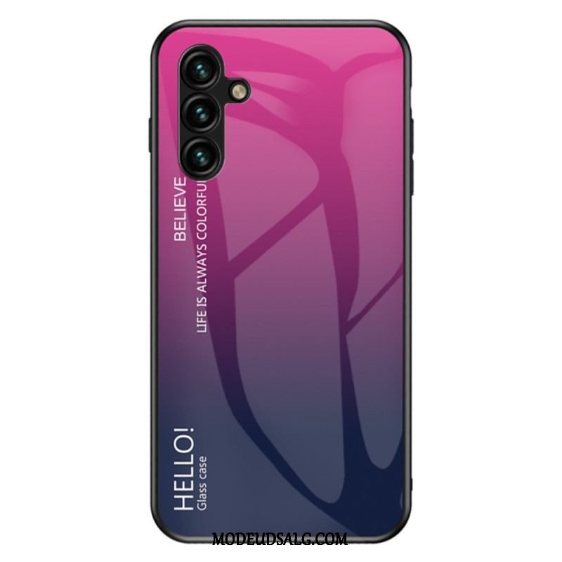 Cover Samsung Galaxy A54 5G Hærdet Glas Hej