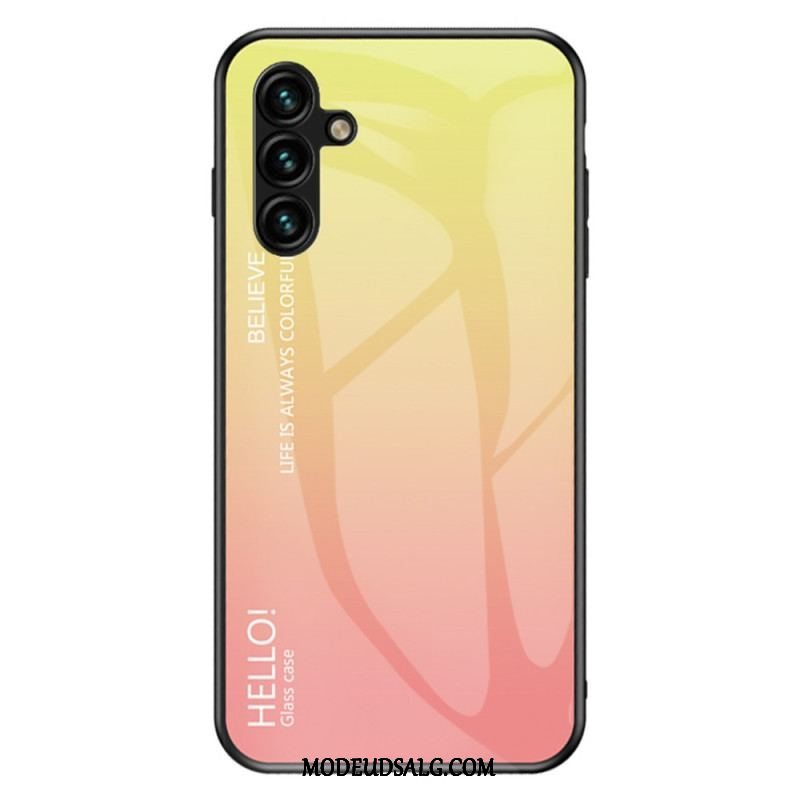 Cover Samsung Galaxy A54 5G Hærdet Glas Hej