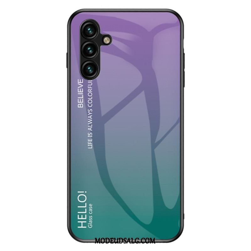 Cover Samsung Galaxy A54 5G Hærdet Glas Hej