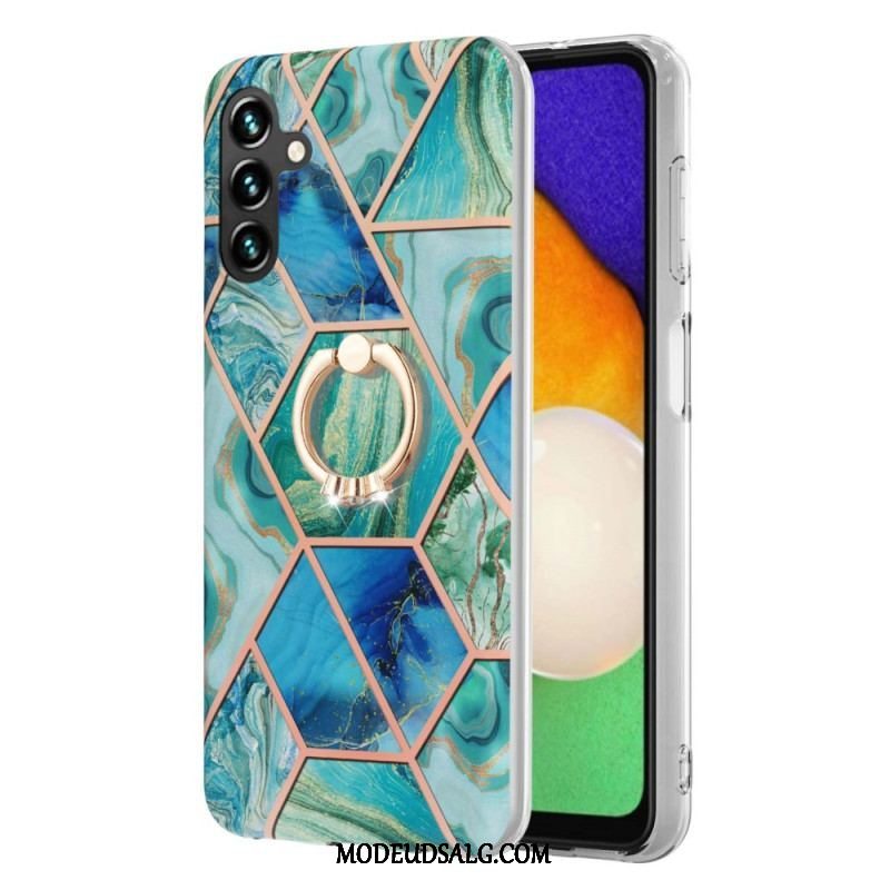 Cover Samsung Galaxy A54 5G Marmor Med Ringstøtte