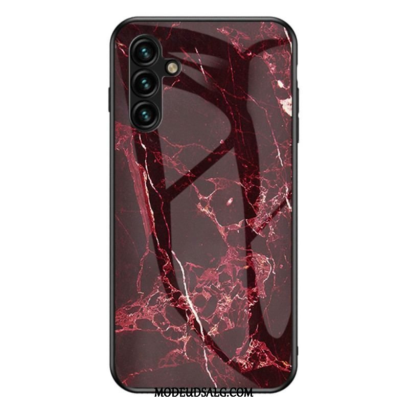 Cover Samsung Galaxy A54 5G Marmorfarver Hærdet Glas