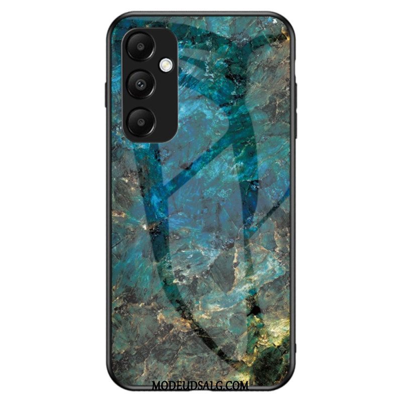 Cover Samsung Galaxy A55 5g Marmormønster Hærdet Glas