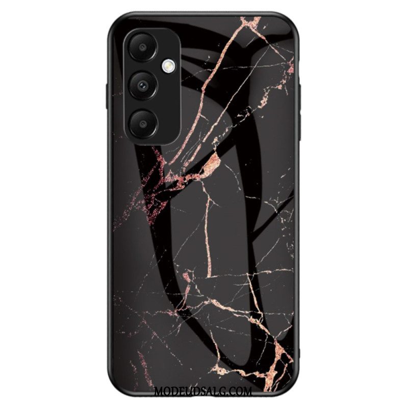 Cover Samsung Galaxy A55 5g Marmormønster Hærdet Glas