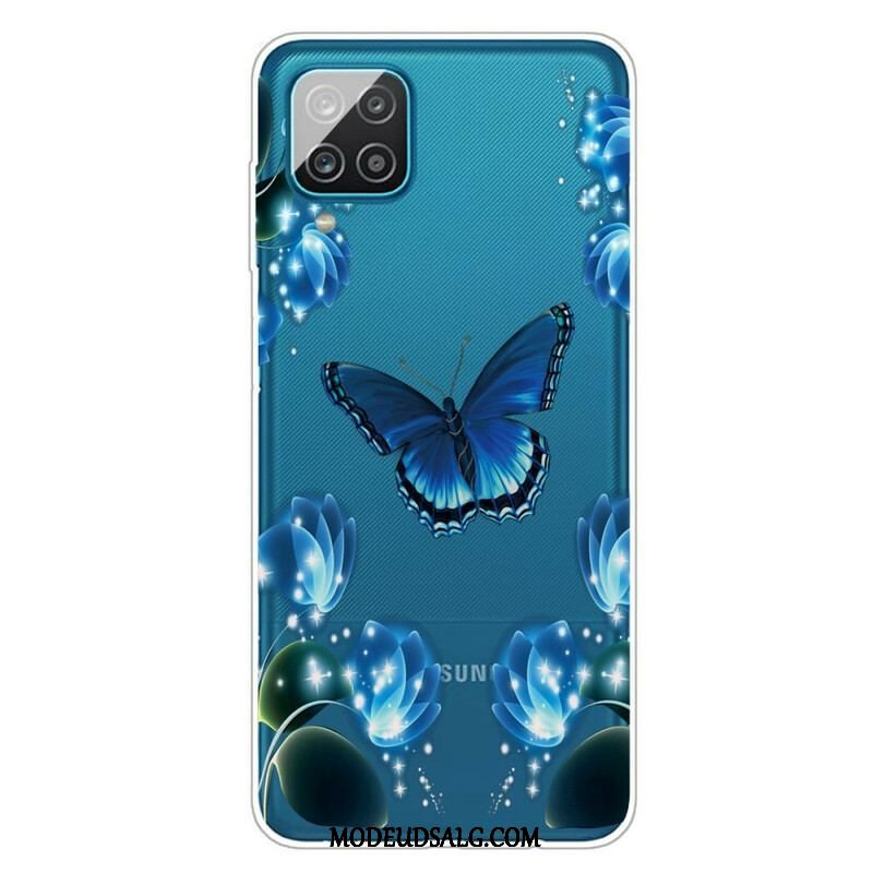 Cover Samsung Galaxy M12 / A12 Butterfly Luksus