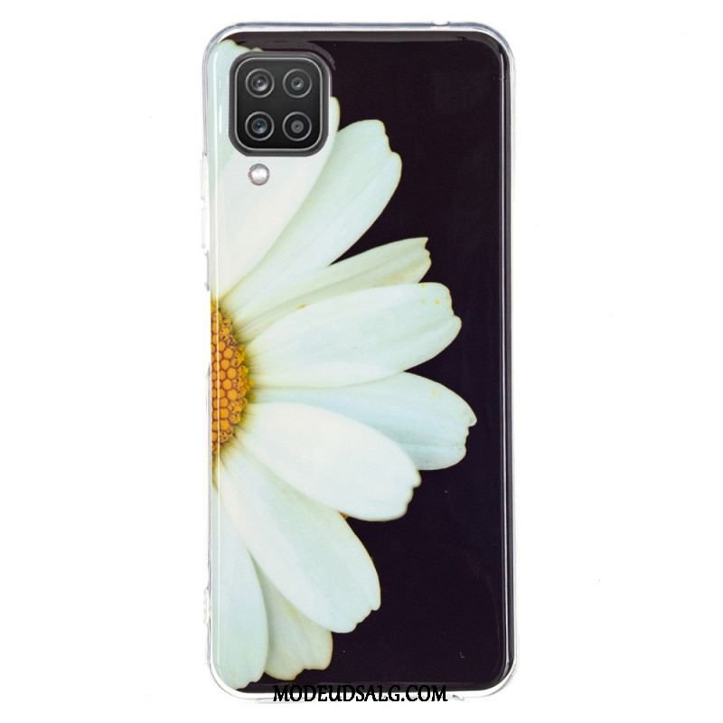 Cover Samsung Galaxy M12 / A12 Fluorescerende Blomster