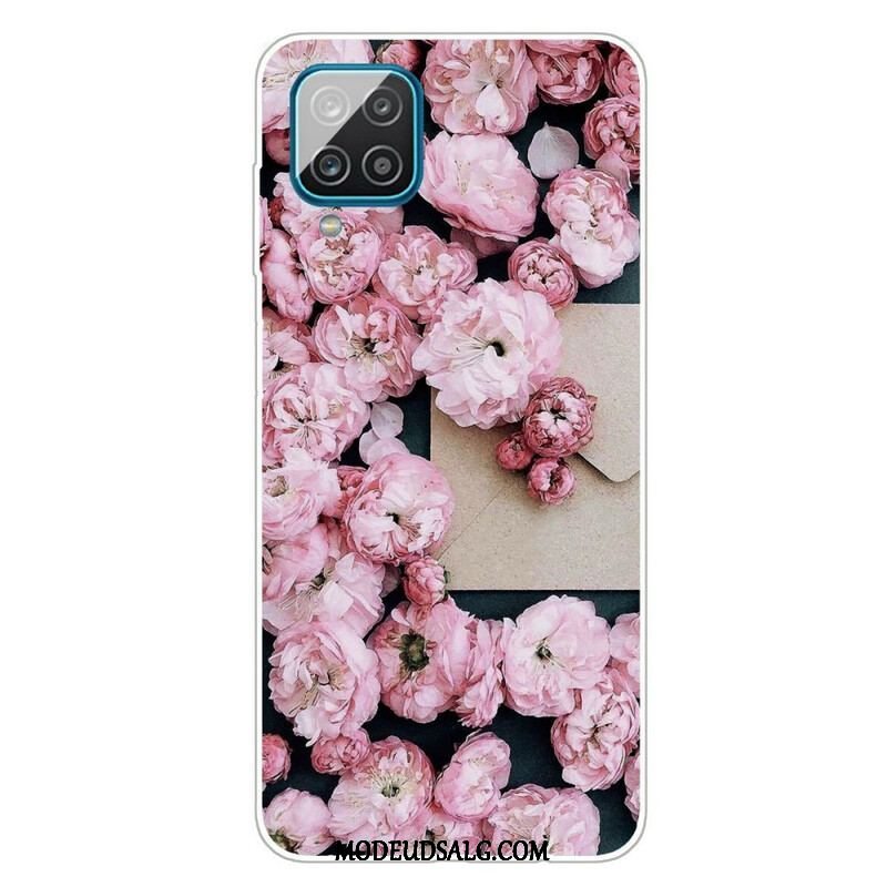 Cover Samsung Galaxy M12 / A12 Intense Blomster