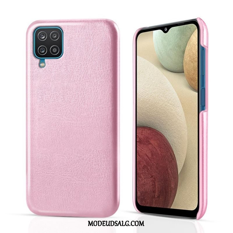 Cover Samsung Galaxy M12 / A12 Ksq Lædereffekt