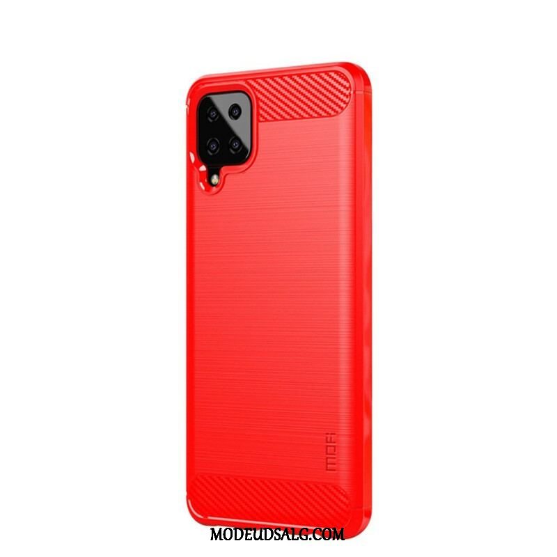 Cover Samsung Galaxy M12 / A12 Mofi Børstet Kulfiber