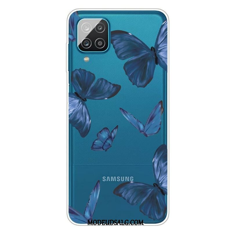 Cover Samsung Galaxy M12 / A12 Vilde Sommerfugle