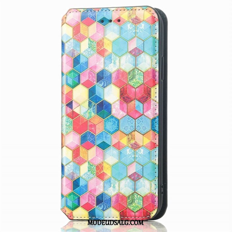 Cover Samsung Galaxy M13 Flip Cover Caseneo Rfid Design