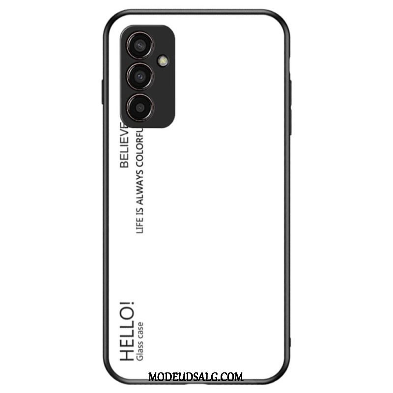 Cover Samsung Galaxy M13 Hærdet Glas Hej