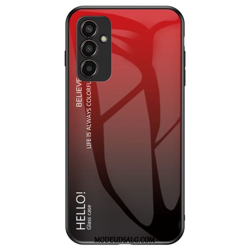 Cover Samsung Galaxy M13 Hærdet Glas Hej