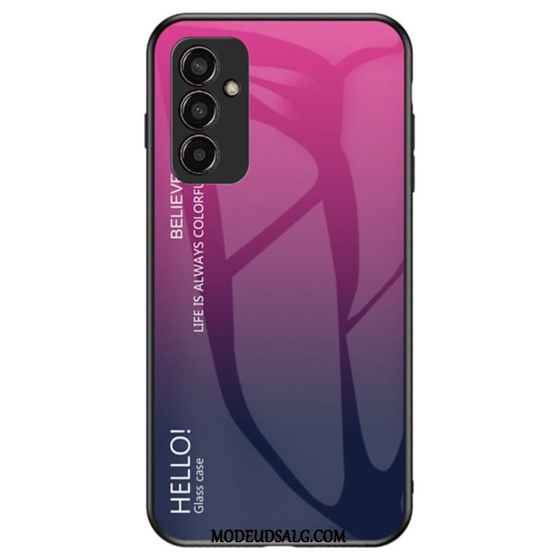 Cover Samsung Galaxy M13 Hærdet Glas Hej