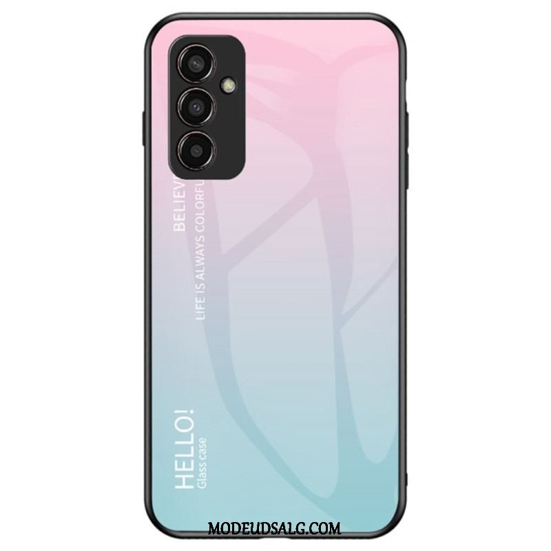 Cover Samsung Galaxy M13 Hærdet Glas Hej