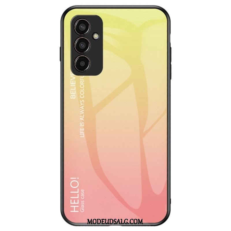 Cover Samsung Galaxy M13 Hærdet Glas Hej