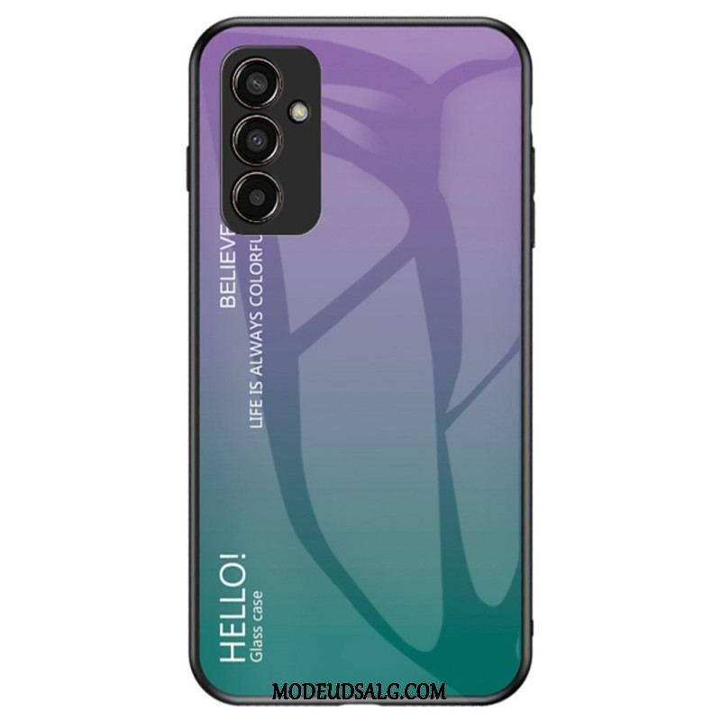 Cover Samsung Galaxy M13 Hærdet Glas Hej