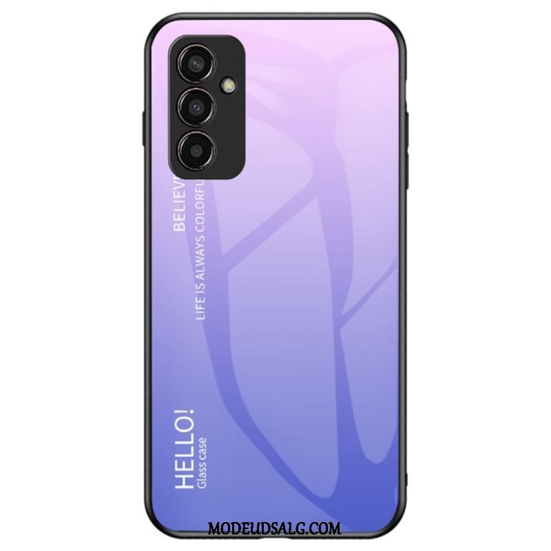 Cover Samsung Galaxy M13 Hærdet Glas Hej