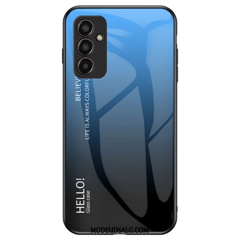 Cover Samsung Galaxy M13 Hærdet Glas Hej