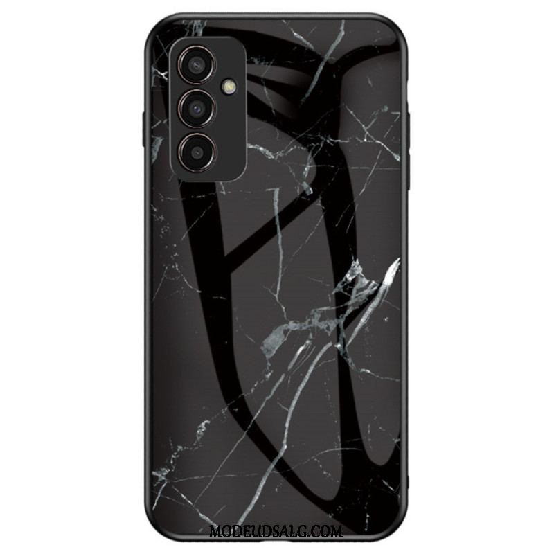 Cover Samsung Galaxy M13 Marmor Hærdet Glas