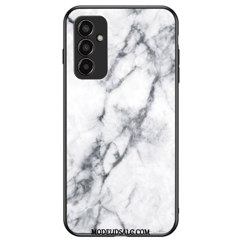 Cover Samsung Galaxy M13 Marmor Hærdet Glas