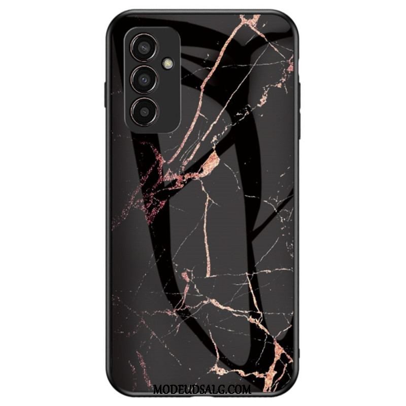 Cover Samsung Galaxy M13 Marmor Hærdet Glas