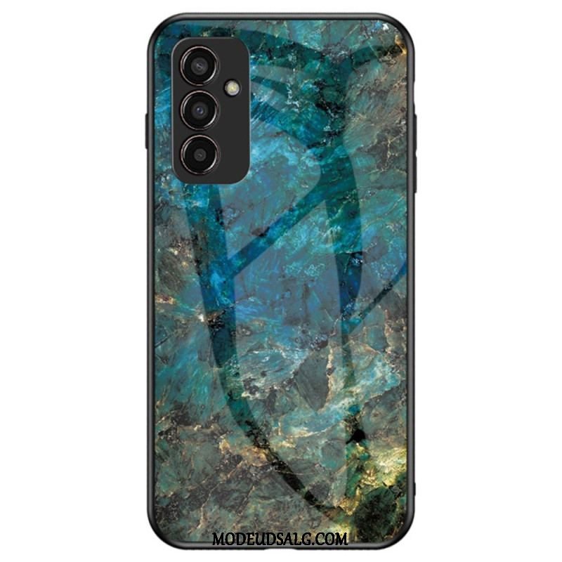 Cover Samsung Galaxy M13 Marmor Hærdet Glas